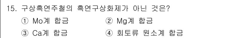 초음파비파괴검사산업기사(구) 2019년 15번 - 정답과 핵심 포인트를 검수 중인 기출문제