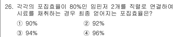 산업위생관리산업기사 2018년 26번 - 정답과 핵심 포인트를 검수 중인 기출문제