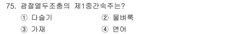 조리산업기사(공통) 2019년 75번 - 정답과 핵심 포인트를 검수 중인 기출문제