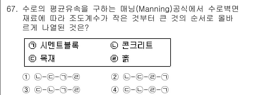 산림기사 2019년 67번 - 정답과 핵심 포인트를 검수 중인 기출문제