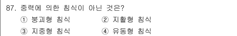 산림기사 2019년 87번 - 정답과 핵심 포인트를 검수 중인 기출문제