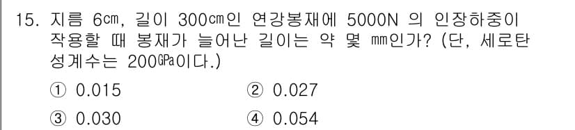 자동차정비기사 2019년 15번 - 정답과 핵심 포인트를 검수 중인 기출문제