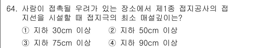 산업안전산업기사 2019년 64번 - 정답과 핵심 포인트를 검수 중인 기출문제