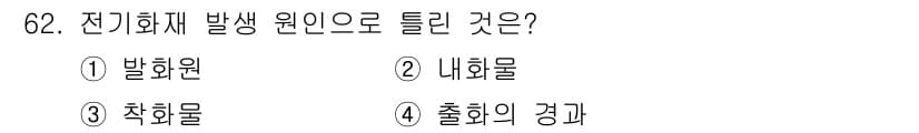 산업안전기사 2019년 62번 - 정답과 핵심 포인트를 검수 중인 기출문제