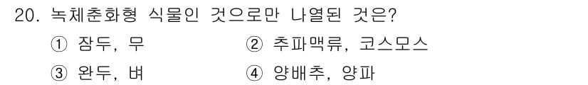 유기농업기사 2019년 20번 - 정답과 핵심 포인트를 검수 중인 기출문제