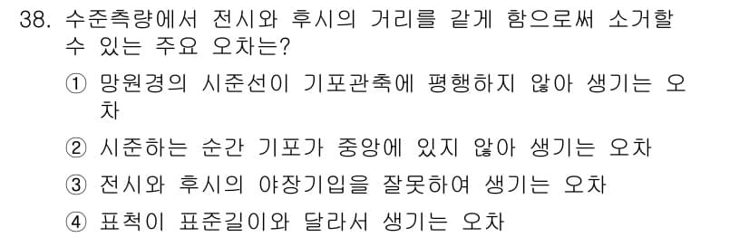 지적기사 2019년 38번 - 정답과 핵심 포인트를 검수 중인 기출문제