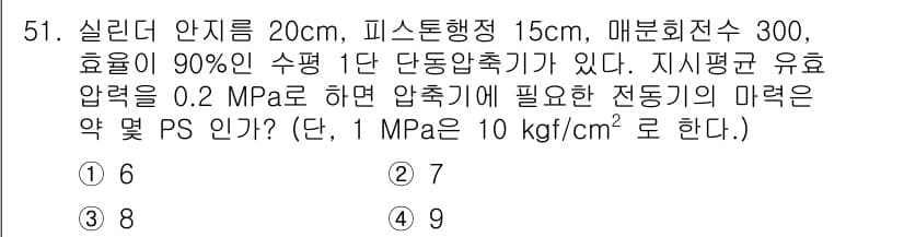 가스기사 2019년 51번 - 정답과 핵심 포인트를 검수 중인 기출문제