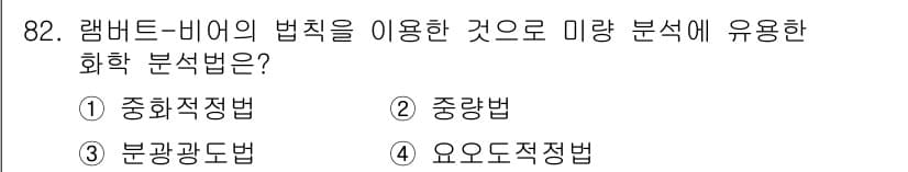 가스기사 2019년 83번 - 정답과 핵심 포인트를 검수 중인 기출문제
