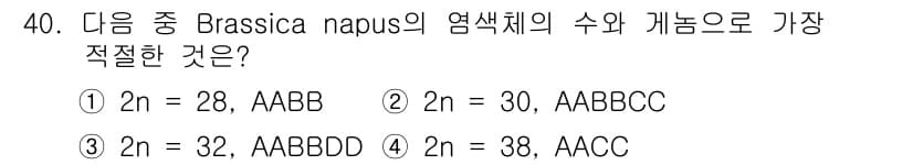 종자기사 2019년 40번 - 정답과 핵심 포인트를 검수 중인 기출문제