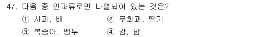 종자기사 2019년 47번 - 정답과 핵심 포인트를 검수 중인 기출문제