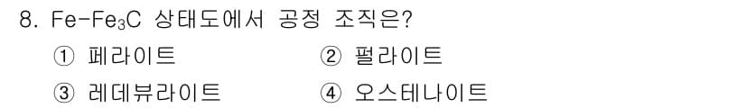 초음파비파괴검사기사(구) 2019년 8번 - 정답과 핵심 포인트를 검수 중인 기출문제