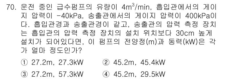 건설기계설비기사 2019년 71번 - 정답과 핵심 포인트를 검수 중인 기출문제