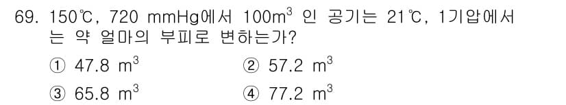 산업위생관리산업기사 2019년 69번 - 정답과 핵심 포인트를 검수 중인 기출문제