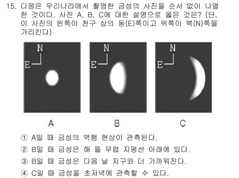 9급_국가직_공무원_과학 2015년 15번 - 정답과 핵심 포인트를 검수 중인 기출문제