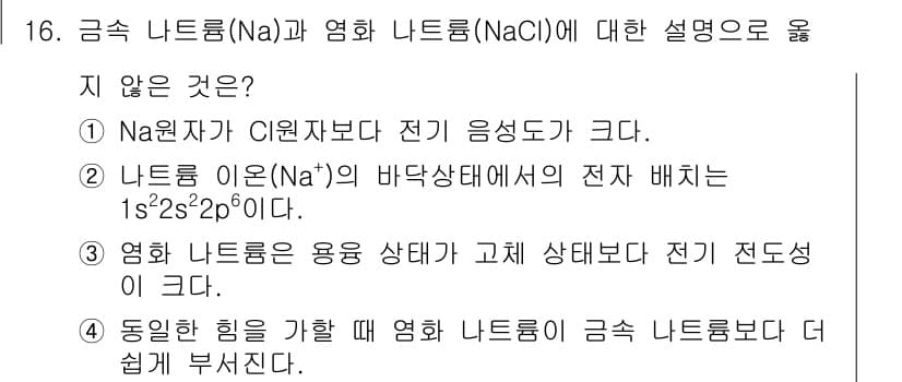 9급_국가직_공무원_과학 2019년 16번 - 정답과 핵심 포인트를 검수 중인 기출문제