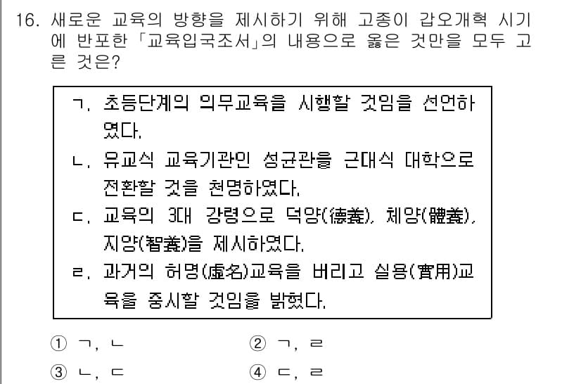 9급_국가직_공무원_교육학개론 2018년 16번 - 정답과 핵심 포인트를 검수 중인 기출문제