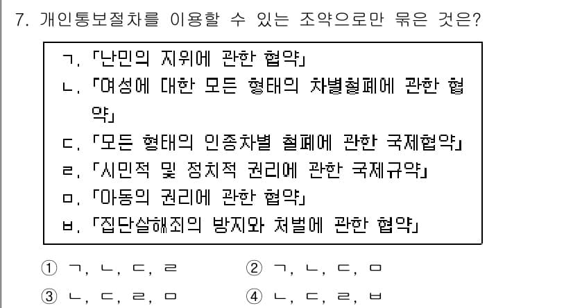 9급_국가직_공무원_국제법개론 2019년 7번 - 정답과 핵심 포인트를 검수 중인 기출문제