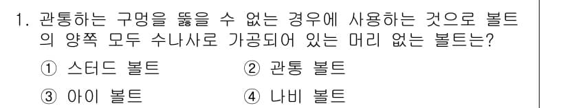 9급_국가직_공무원_기계일반 2016년 1번 - 정답과 핵심 포인트를 검수 중인 기출문제