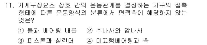 9급_국가직_공무원_기계일반 2018년 11번 - 정답과 핵심 포인트를 검수 중인 기출문제