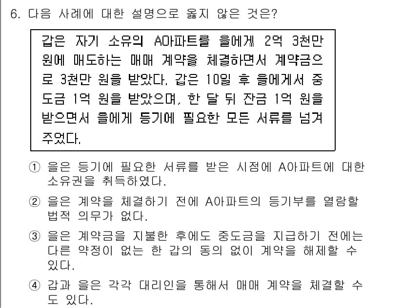 9급_국가직_공무원_사회복지학개론 2018년 6번 - 이유: 질문에 제시된 설명은 계약의 유효성 및 해지 관련 법적 조건을 충... 에 관한 핵심 기출문제