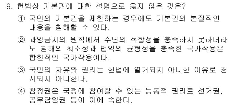 9급_국가직_공무원_사회 2019년 9번 - 정답과 핵심 포인트를 검수 중인 기출문제