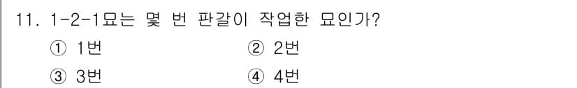 산림산업기사(구60문항) 2019년 11번 - 정답과 핵심 포인트를 검수 중인 기출문제
