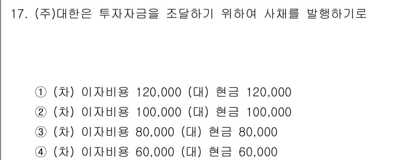 전산회계운용사_2급 2015년 16번 - 정답과 핵심 포인트를 검수 중인 기출문제