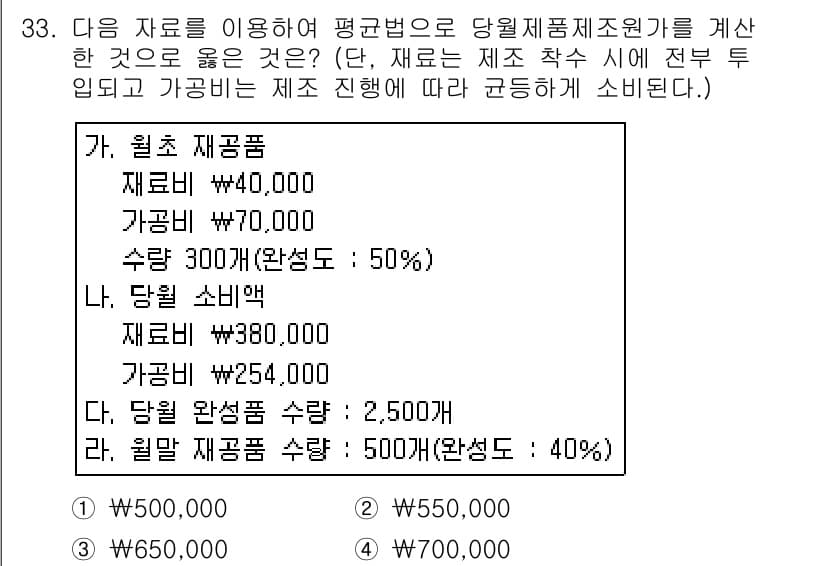 전산회계운용사_2급 2018년 33번 - 정답과 핵심 포인트를 검수 중인 기출문제