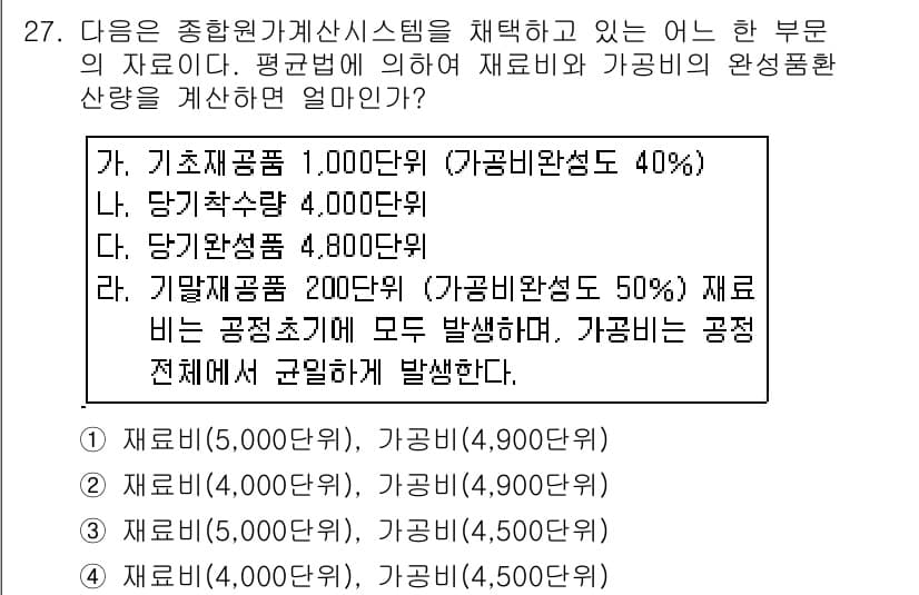 전산회계운용사_1급 2016년 24번 - 정답과 핵심 포인트를 검수 중인 기출문제