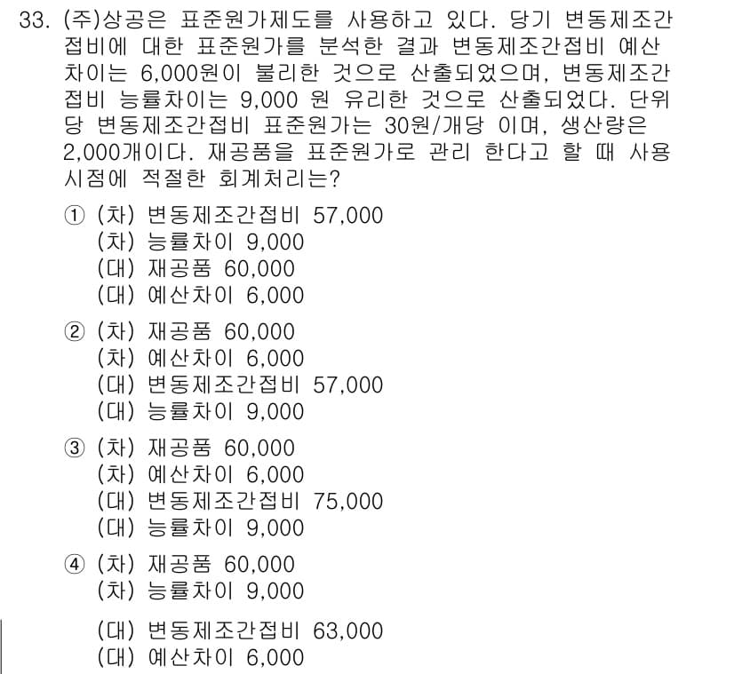 전산회계운용사_1급 2016년 30번 - 정답과 핵심 포인트를 검수 중인 기출문제
