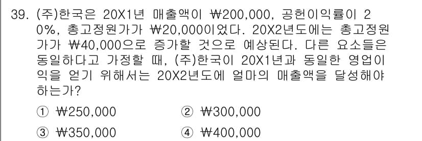 전산회계운용사_1급 2017년 39번 - 정답과 핵심 포인트를 검수 중인 기출문제