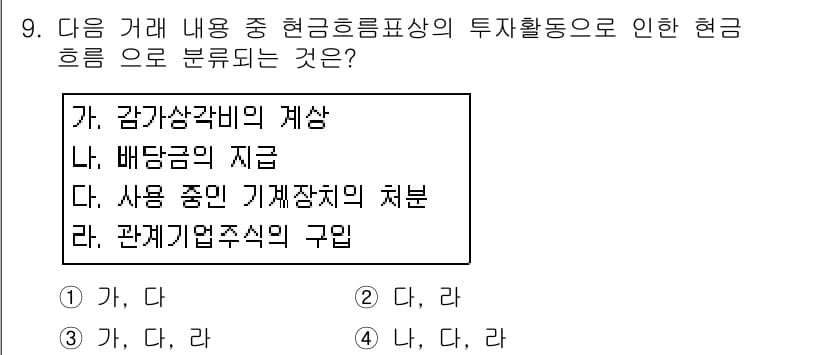 전산회계운용사_1급 2017년 9번 - 정답과 핵심 포인트를 검수 중인 기출문제