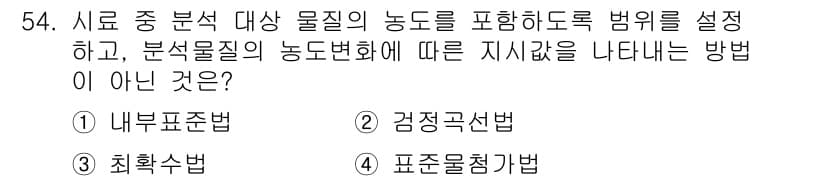 수질환경산업기사 2019년 54번 - 감정적 선별법은 수질 환경에서 물질의 농도를 기준으로 하는 것이 아니라 ... 에 관한 핵심 기출문제