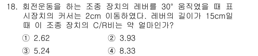인간공학기사 2019년 18번 - 정답과 핵심 포인트를 검수 중인 기출문제