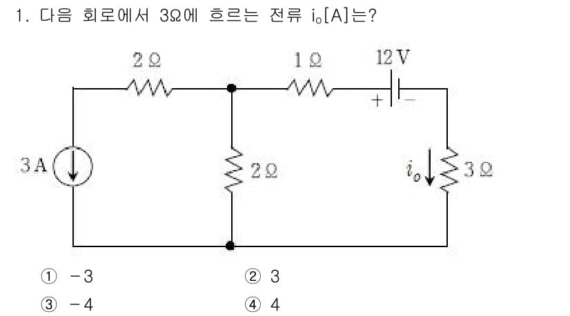 9급_국가직_공무원_전기이론 2016년 1번 - 정답과 핵심 포인트를 검수 중인 기출문제