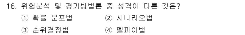 9급_국가직_공무원_정보보호론 2017년 16번 - 정답과 핵심 포인트를 검수 중인 기출문제