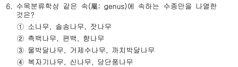 9급_국가직_공무원_조림 2016년 6번 - 정답과 핵심 포인트를 검수 중인 기출문제