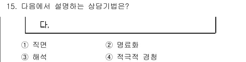 9급_국가직_공무원_직업상담심리학개론 2019년 15번 - 정답과 핵심 포인트를 검수 중인 기출문제