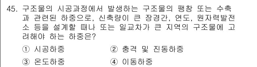 건설안전산업기사 2019년 45번 - 정답과 핵심 포인트를 검수 중인 기출문제