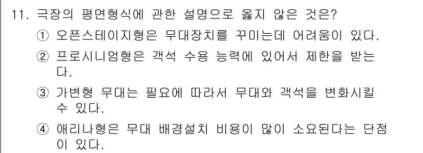 건축기사 2019년 11번 - 정답과 핵심 포인트를 검수 중인 기출문제