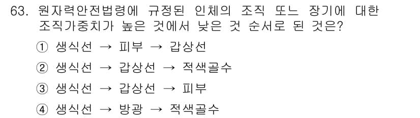 방사선비파괴검사기사 2019년 63번 - . 

핵심 해설: 방사선 비파괴 검사에서 원자력 안전 변형에 따른 조직... 에 관한 핵심 기출문제