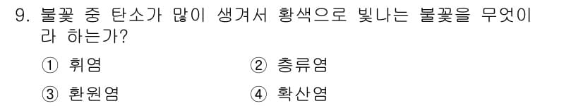 가스산업기사 2019년 9번 - 정답과 핵심 포인트를 검수 중인 기출문제