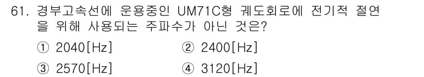 철도신호기사 2015년 61번 - 정답과 핵심 포인트를 검수 중인 기출문제
