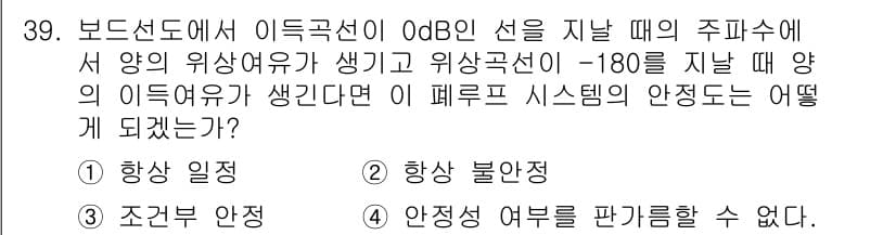철도신호기사 2016년 39번 - 주어진 상황에서, 신호가 -180도의 위상으로 변하면, 신호 간섭 및 신... 에 관한 핵심 기출문제