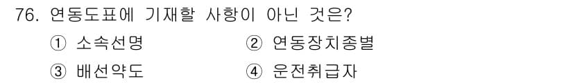 철도신호기사 2017년 76번 - 정답과 핵심 포인트를 검수 중인 기출문제