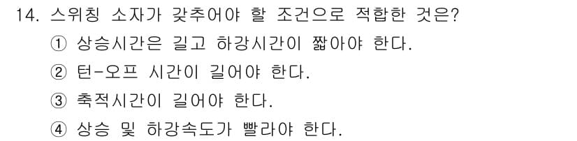 철도신호기사 2018년 14번 - 정답과 핵심 포인트를 검수 중인 기출문제