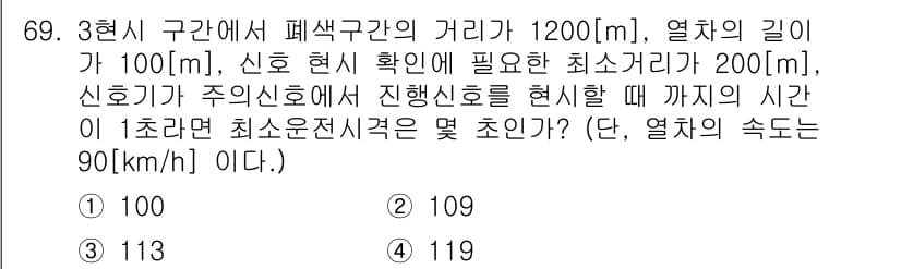 철도신호기사 2018년 69번 - 정답과 핵심 포인트를 검수 중인 기출문제
