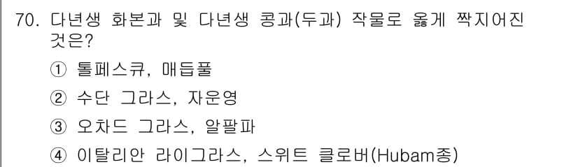 축산기사 2019년 70번 - 정답과 핵심 포인트를 검수 중인 기출문제