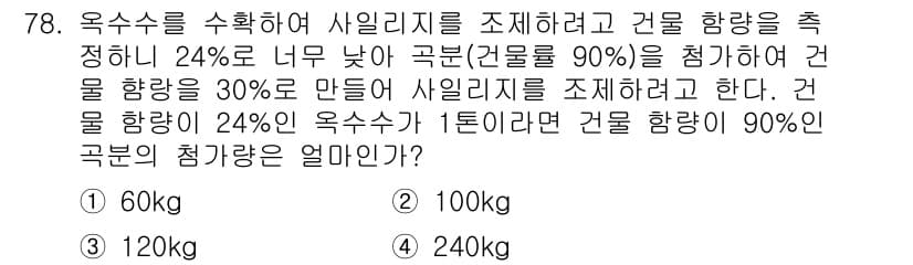축산기사 2019년 78번 - 정답과 핵심 포인트를 검수 중인 기출문제