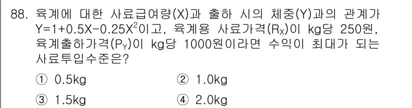 축산기사 2019년 88번 - 정답과 핵심 포인트를 검수 중인 기출문제